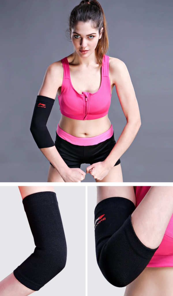 Băng Khuỷu Tay Thể Thao LI-NING Thấm Mồ Hôi Thoáng Khí Bảo Vệ Khuỷu Tay - Hình ảnh 5
