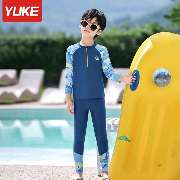 Đồ Bơi Giữ Nhiệt Cho Bé YLIKE Dài Tay - Hình ảnh 3