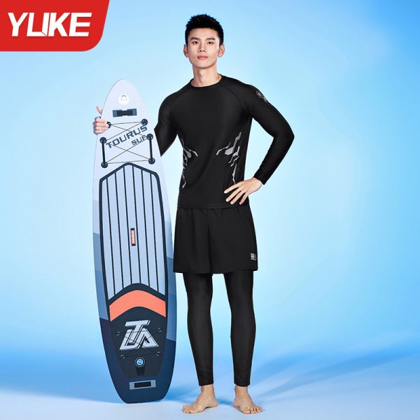 Bộ Đồ Bơi Nam Giữ Nhiệt YLIKE Dài Tay - Hình ảnh 5