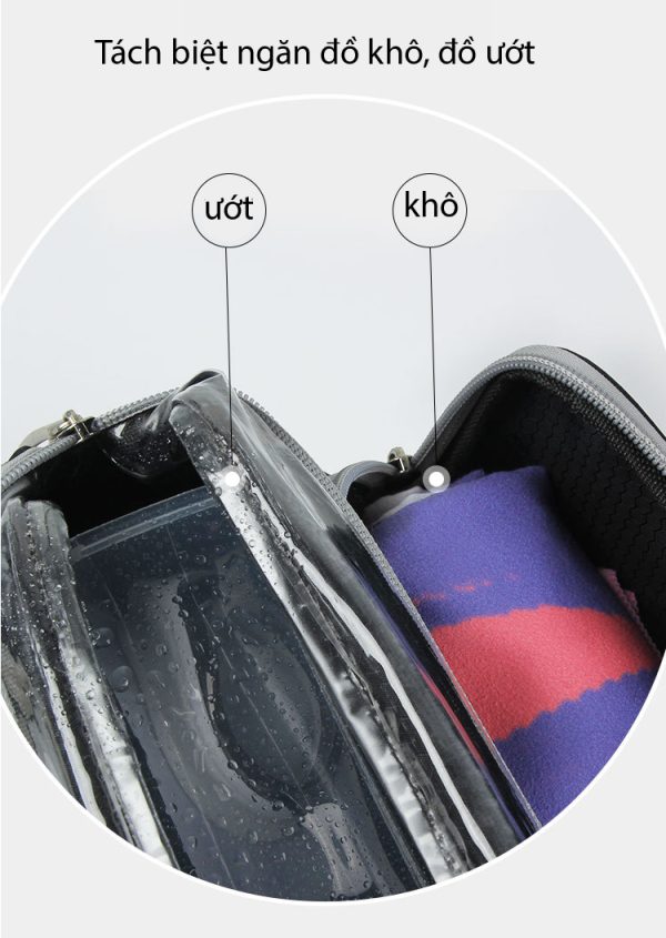 Túi Đựng Đồ Bơi LINING Tách Ngăn Khô Ngăn Ướt - Hình ảnh 8