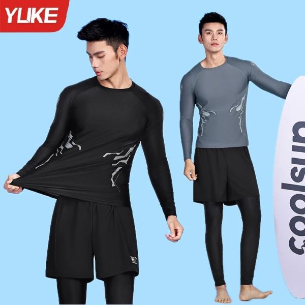 Bộ Đồ Bơi Nam Giữ Nhiệt YLIKE Dài Tay - Hình ảnh 7