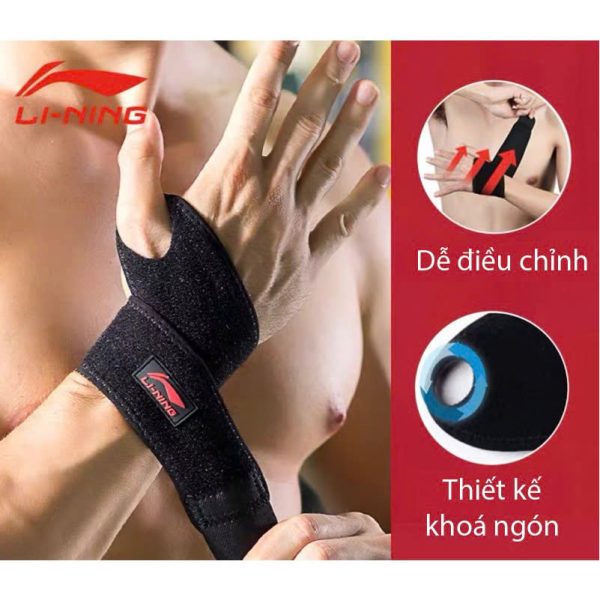 Đai Quấn Bảo Vệ Cổ Tay LI-NING - Hình ảnh 3