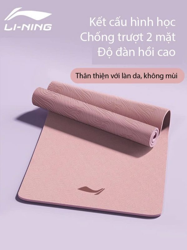 Thảm Tập LI-NING Chống Trượt Chống Ồn Dày 6mm - Hình ảnh 3