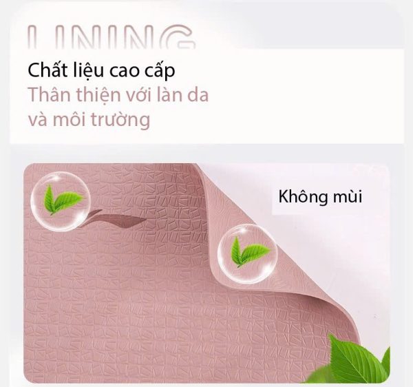 Thảm Tập LI-NING Chống Trượt Chống Ồn Dày 6mm - Hình ảnh 7